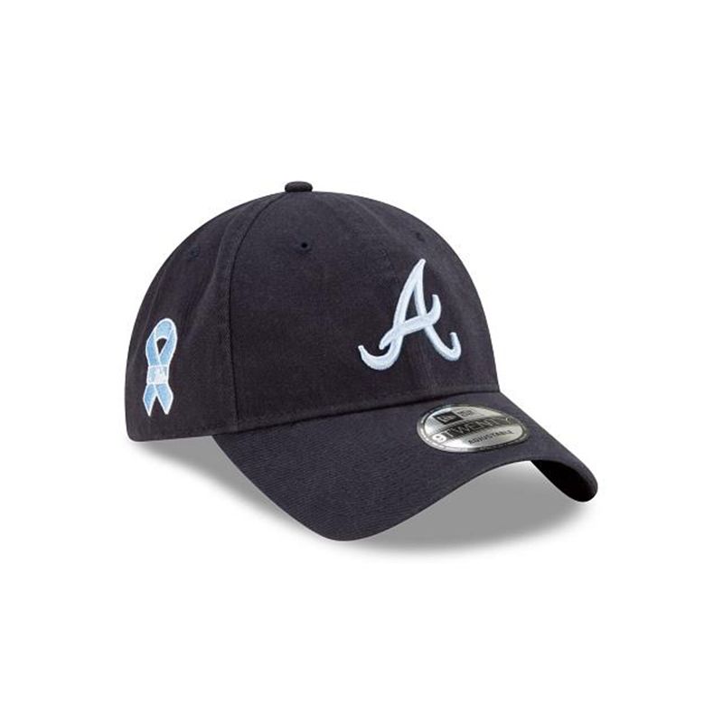 MLB Atlanta Braves Father's Day 9Twenty Adjustable (NPT1700) - Blue New Era Caps